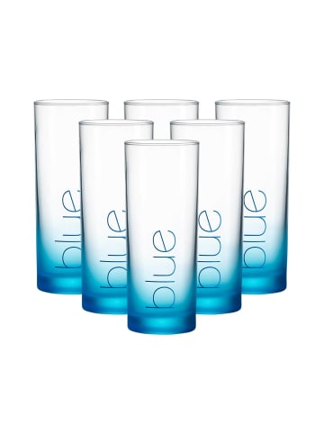 Ritzenhoff & Breker 6er Set Trinkgläser Favo 360 ml in Blau