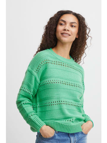 b.young Strickpullover BYOTINKA POINTELLE JUMPER - 20812757  Strickpullover mit Strukturmuster in Grün