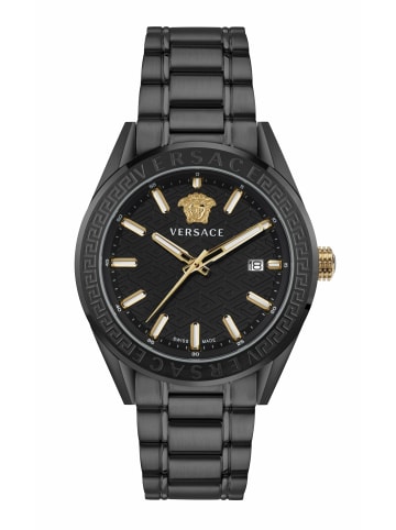 Versace Analoguhr für Herren in Schwarz