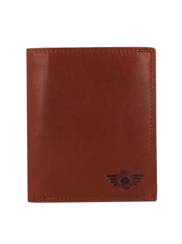 Greenburry Vintage Geldbörse RFID Schutz Leder 10.5 cm in natur