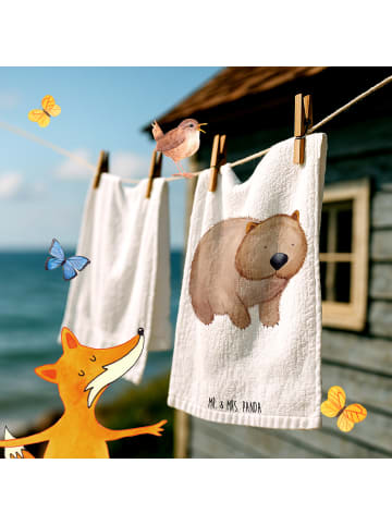 Mr. & Mrs. Panda Handtuch Wombat ohne Spruch in Weiß