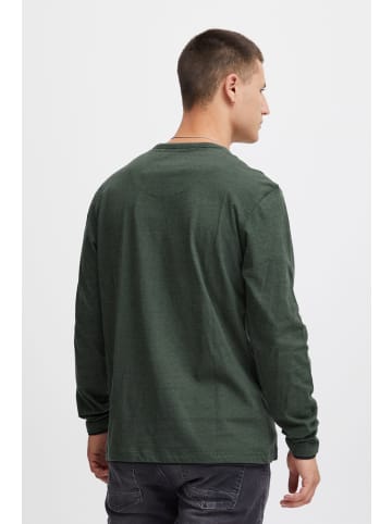 BLEND Langarmshirt BHGrandad - 20715757  Langarmshirt mit V-Ausschnitt in Grün