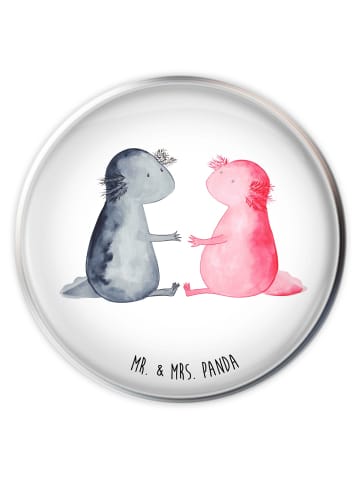 Mr. & Mrs. Panda Waschbeckenstöpsel Axolotl Liebe ohne Spruch in Weiß