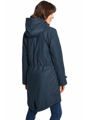 Derbe Parka für Damen in dunkel-blau