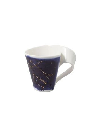 Villeroy & Boch Tasse Zwilling NewWave Stars 300 ml in weiß-blau