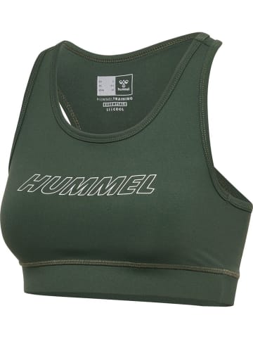 Hummel Shirt "Hmlte Fundamental Sports Bra" in Grün