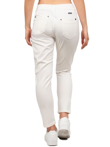 Cipo & Baxx Damen Regular Fit Hose Mid Waist in White