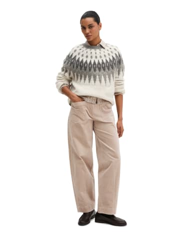 Marc O'Polo Jacquard-Pullover regular in Light Beige