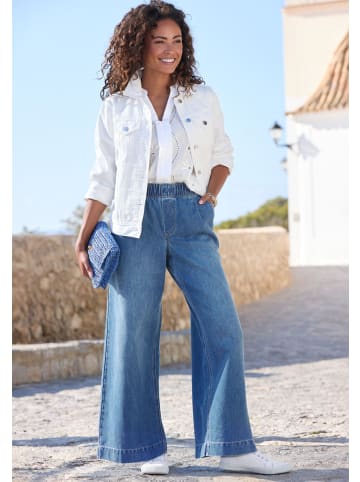 LASCANA Jeansjacke in weiß