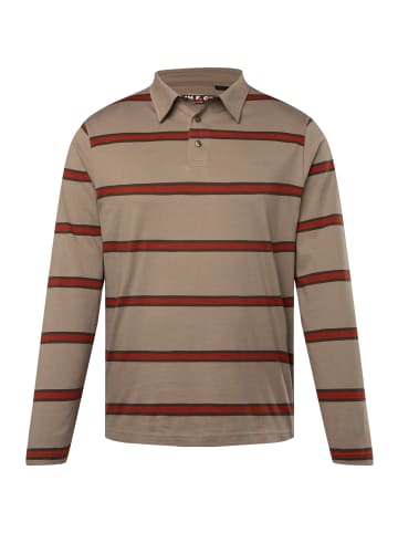 John F. Gee Poloshirt in braun grau