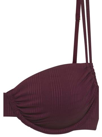 Copenhagen Studios Bügel-Bikini-Top in weinrot