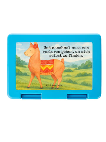Mr. & Mrs. Panda Bentobox Alpaka Stolz Design mit Spruch in Weiß