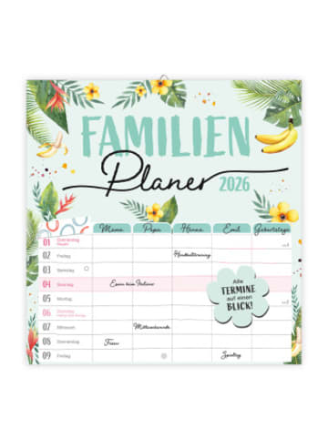 Trötsch Kalender - Trötsch Broschürenkalender Familienplaner 2026