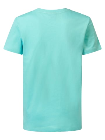 Petrol Industries T-Shirt mit Logo Sunkissed in Blau