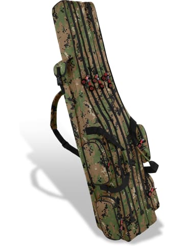 Normani Outdoor Sports Rutentasche 1,25 m bis 2,10 m RodBox Triple in Digital Woodland