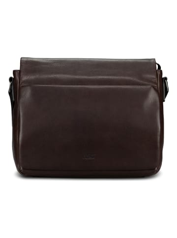 Jost London Messenger Leder 34 cm Laptopfach brown