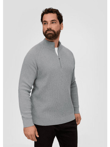 s.Oliver Strickpullover langarm in Grau