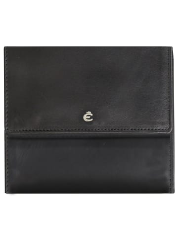 Esquire Harry Geldbörse Leder 10 cm in black