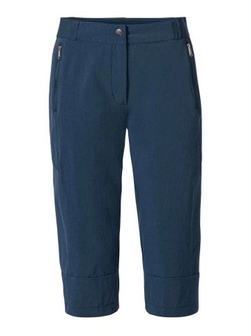 Vaude Caprihose/Outdoorhose Wo Farley Stretch Capri III in Blau