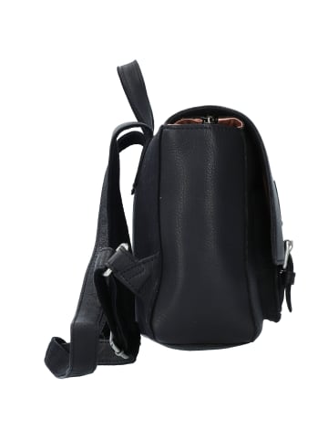 Cowboysbag Genua Rucksack Leder 19 cm in black