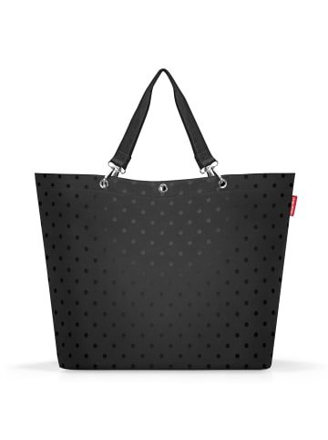 Reisenthel Shopper Tasche Xl 68 cm in glossy dots black