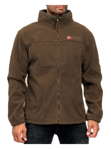 Geographical Norway Herren Regular Fit Jacke in Brown