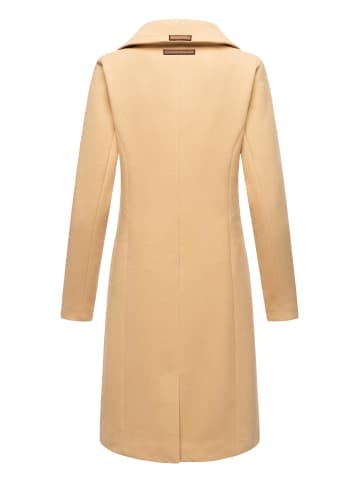 Navahoo Wintermantel Wooly in Beige