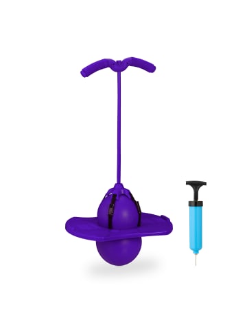 relaxdays Pogo Ball in Lila - 100 kg
