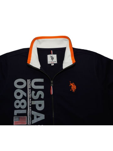 U.S. Polo Assn. Jacke 'Full Zip' in dunkelblau