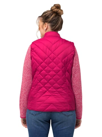 Ulla Popken Weste in granatpink