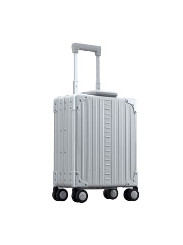 Aleon Business 4-Rollen Kabinentrolley Aluminium 42 cm Laptopfach platinum