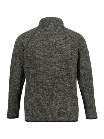 JP1880 Fleecejacke in grau melange