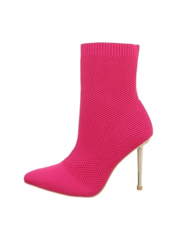 Ital-Design Stiefelette in Pink