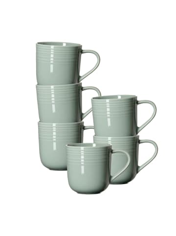 Ritzenhoff & Breker 6er Set Kaffeebecher Levi in 400 ml in Grün