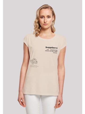 F4NT4STIC T-Shirt happiness SHORT SLEEVE TEE in Whitesand