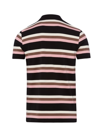 Finshley & Harding Poloshirt in schwarz rosa - 0002