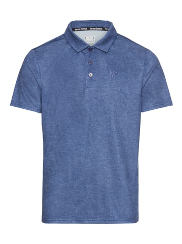 Bruno Banani Poloshirt in blau meliert