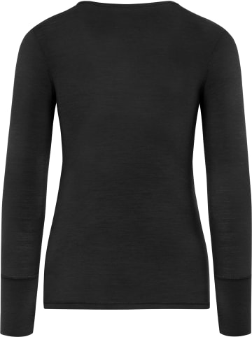 Normani Outdoor Sports Merino Umstands-Langarm-Shirt „Cambria“ in Anthrazit