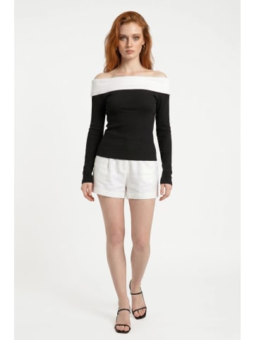 Alexa Dash Blouse in Schwarz