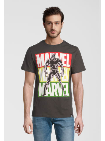 Recovered T-Shirt Marvel Black Panther Pop Art Black in Schwarz