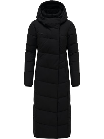 ragwear Steppmantel Pavla Extralong in Black