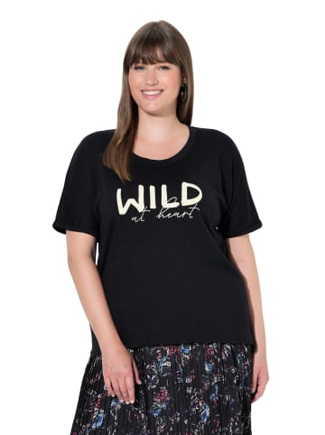 Ulla Popken Shirt in schwarz