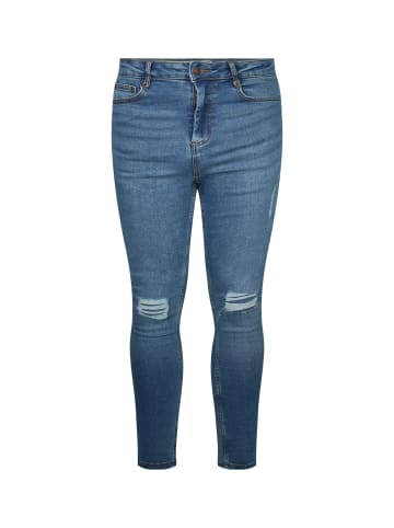 SikSilk Skinny Fit in washed mid blue