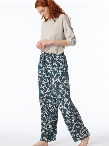 Schiesser Pyjamahose Mix + Relax in Blau