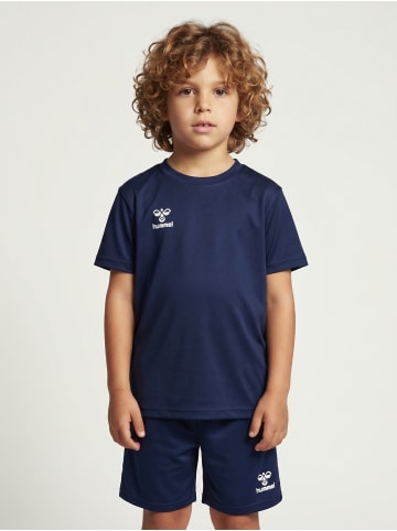 Hummel T-Shirt Hmlessential Kinder in MARINE