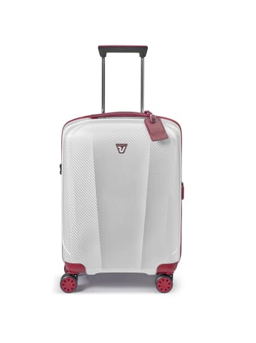 Roncato We Are Glam 4 Rollen Kabinentrolley 55 cm in rosso-bianco