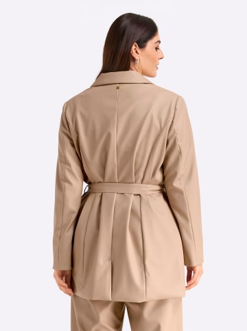 sheego Longjacke in beige