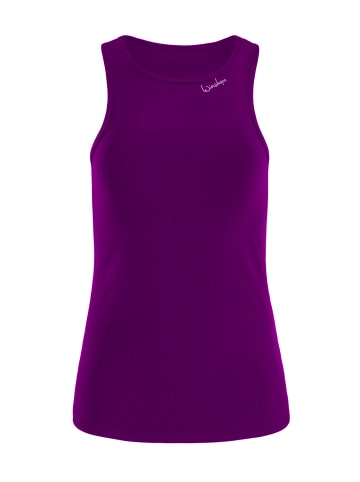 Winshape Functional Light and Soft Tanktop AET134LS in dark plum