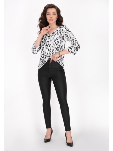faina Women Blouse in white black
