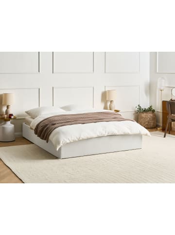 Beliani 2-tlg Doppelbett DINAN in Beige